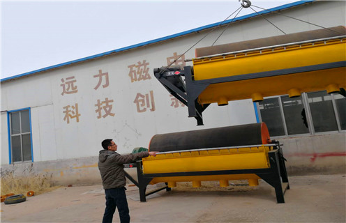 非金屬磁選機，非金屬磁選機磁源減弱怎么處理_磁性礦非金屬磁選機磁源減弱怎么處理_非金屬磁選機磁源減弱怎么處理工作視頻皮帶及結(jié)構(gòu)價格