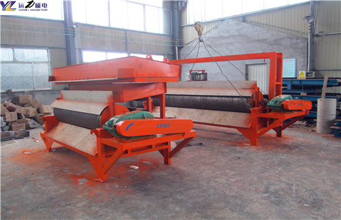 石英砂磁選機，石英砂超強磁磁選機_皮帶工作原理_磁鐵礦石英砂超強磁磁選機廠家