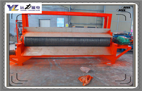 濕式磁選機，湖北濕式永磁磁選機_釩鈦鐵礦湖北濕式永磁磁選機型號參數(shù)及磁場強度
