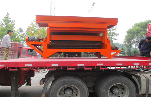 濕式磁選機，海南濕式強磁磁選機_推薦合適廠家皮帶及工作原理_海南濕式強磁磁選機生產(chǎn)廠家 