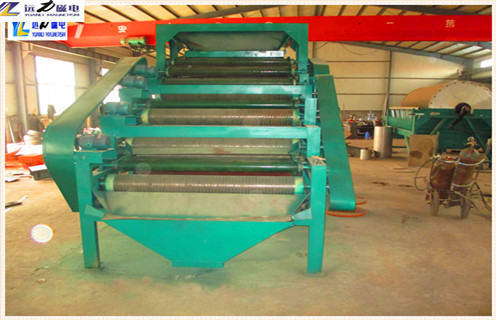 輥式磁選機，遼寧輥式磁選機及工作原理_遼寧輥式磁選機分選運行視頻